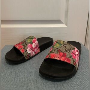Floral Gucci Slides